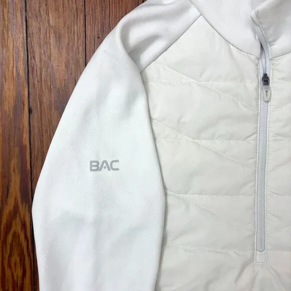 NWOT BLACKYAK Insulated Half Zip, White, Size XS